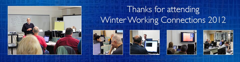 Winter Working Connections 2012