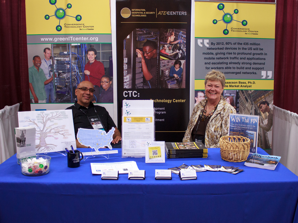 Ed Suniga and Julie Hietschold CTC Booth