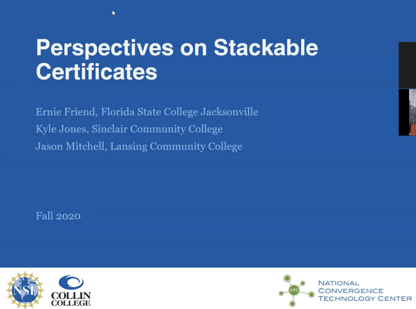 Friday Video Feature: Perspectives on Stackable Certificates - National ...